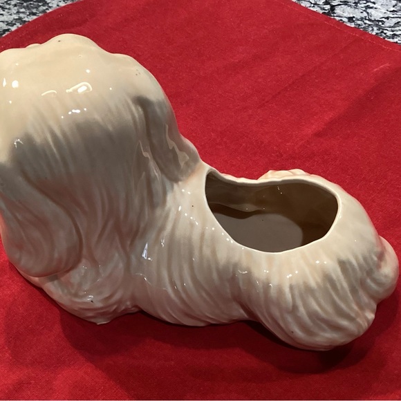 🟡 Ceramic Dog Planter, I think it’s a Cocker Spaniel, in really nice condition - Picture 4 of 10